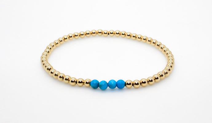 Gold Turquoise Bracelet