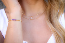 Load image into Gallery viewer, Gold Amethyst Bracelet