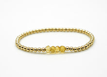Load image into Gallery viewer, Gold Citrine Bracelet