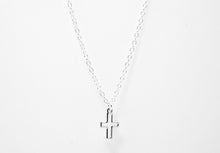 Load image into Gallery viewer, Silver Cross Necklace