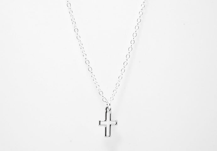 Silver Cross Necklace
