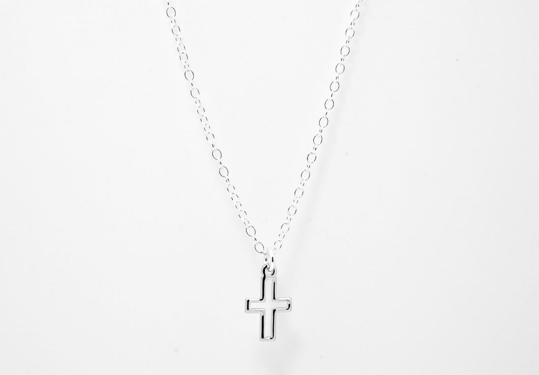 Silver Cross Necklace