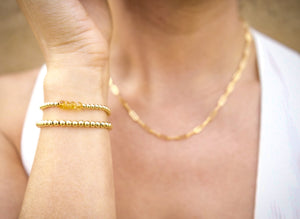 Gold Citrine Bracelet