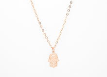 Load image into Gallery viewer, Rose Gold Hamsa Necklace