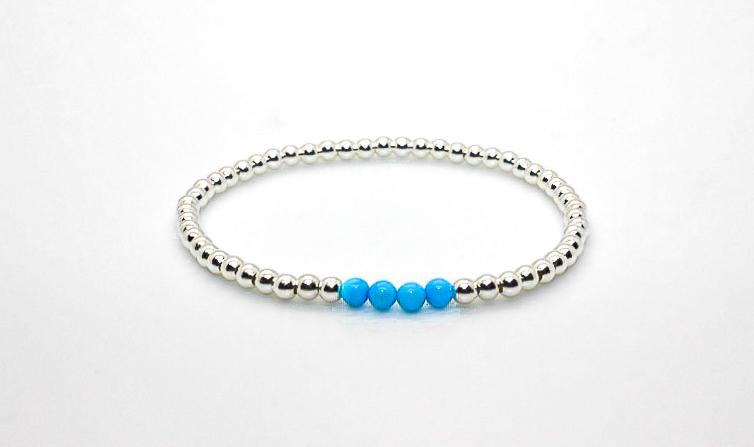 Silver Turquoise Bracelet