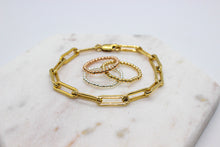 Load image into Gallery viewer, Gold Beaded Ring