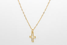 Load image into Gallery viewer, Gold Cross Necklace
