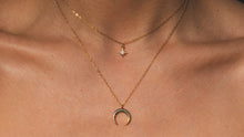 Load image into Gallery viewer, Gold Crescent Moon Necklace